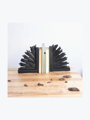 Rialheim Crown Book Ends Matt Black