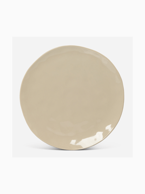 organic taupe dinnerplate 28cm