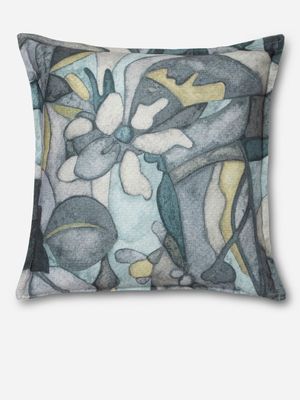 Abstract Olive Scatter Cushion  60x60