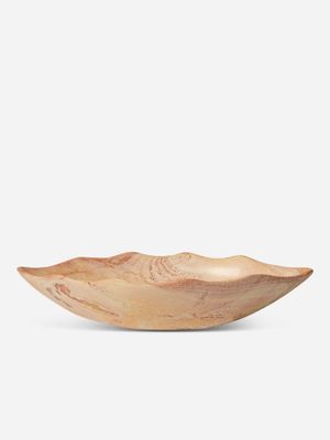 Soapstone Wave Bowl 38 X 20cm