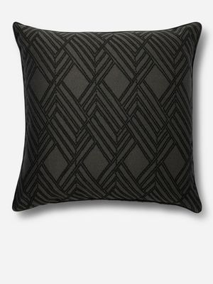 Black On Black Scatter Cushion  60x60