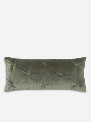 Grace Dans La Nature Cotton Velvet Bolster 40x90