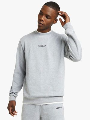 Redbat Classics Men's Grey Crew Sweater