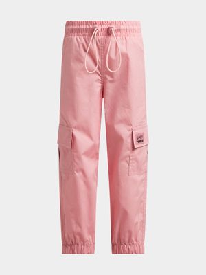 Jet Younger Girls Pink Cargo Pants