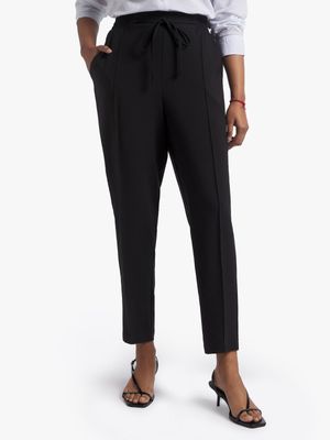 Women's Black Smart Joggers