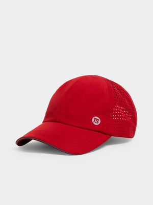 TS Red Running Cap