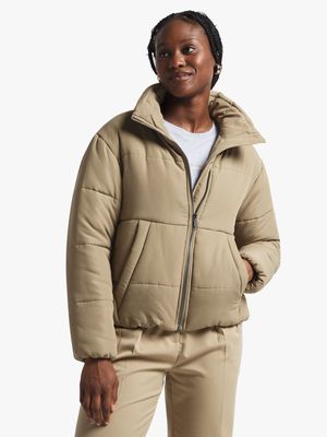 Women's Light Fatigue Puffer Jacket