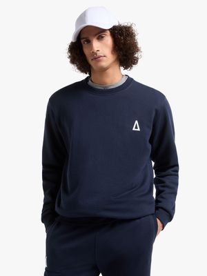 Men's Sneaker Factory Crew Neck Navy Sweat