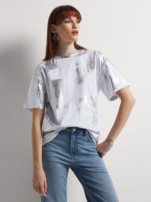 Foil Print T-Shirt