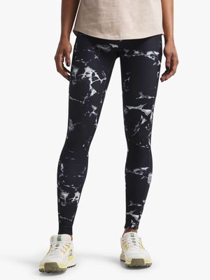 Womens TS Flex Fitness Marble Tights