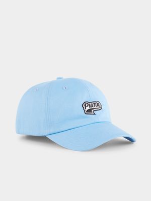 Puma Script Logo Light Blue Cap