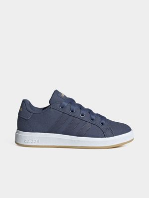 Kids adidas Grand Court Navy Sneaker