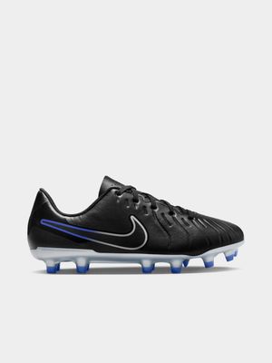 Junior Nike Legend 10 Club Black/Royal FG Boots