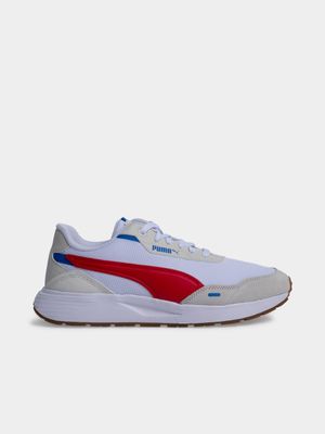 Mens Puma Runtamed White/Red Sneaker