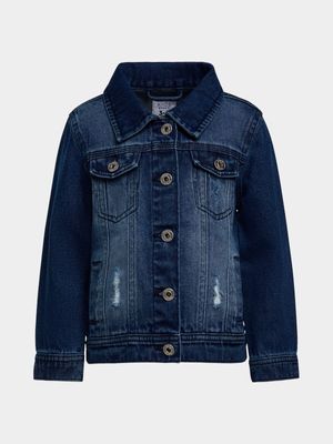 Older Girl's Dark Wash Denim Jacket