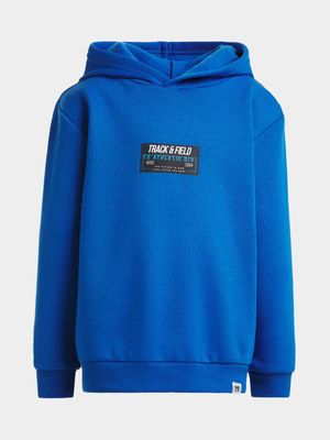 Boys TS Track & Field Graphic Blue Hoody