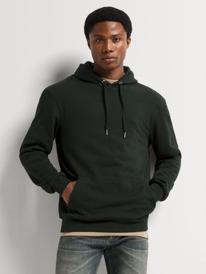 Men's Markham Basic Dark Green Hoodie