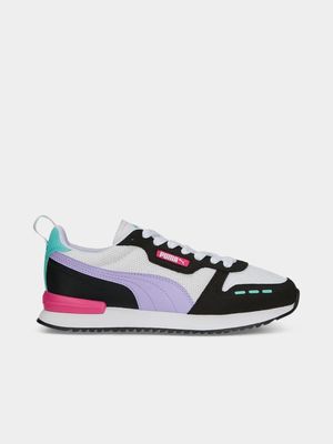 Women's Puma R78 White/Violet/Pink Sneaker