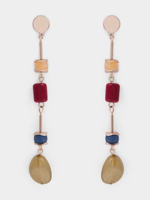 Beaded Drop Earrings