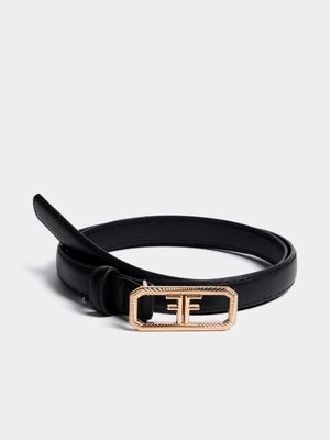 FF Buckle Skinny Belt