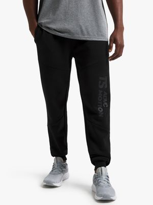 Mens TS ADVC Tonal Print Black Jogger