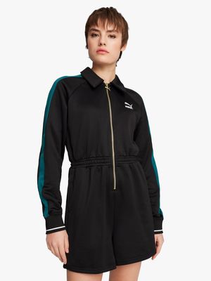 Puma Women's T7 Black Romper