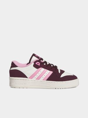 adidas Originals Women's Rivalry Low Burgundy/Pink Sneaker