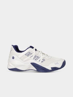 Men's Hi-Tec League White/Blue Sneaker