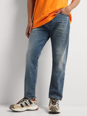 Men's Union-DNM Fashion Med Blue Slim Jeans