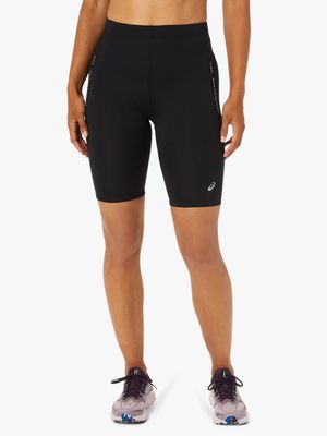 Womens Asics Race Sprinter Black Tights