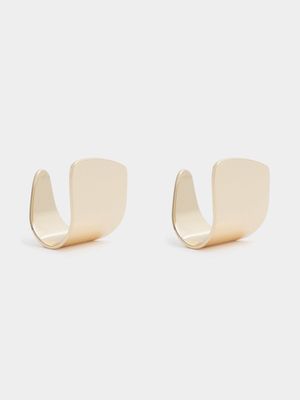 Curved Stud Earrings