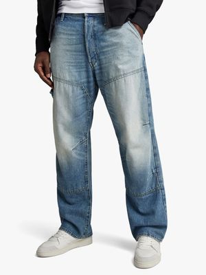 G-Star Men's Carpenter 3D Loose Blue Jeans