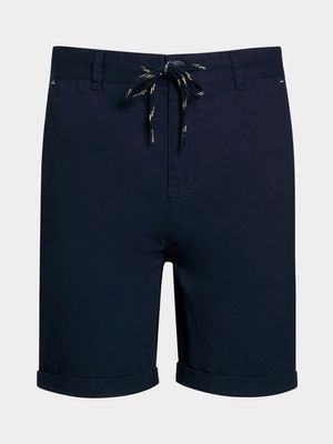 Older Boy's Navy Chino Shorts