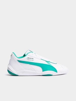 Mens Puma MapF1 R-Cat Machina White/Turq Sneakers