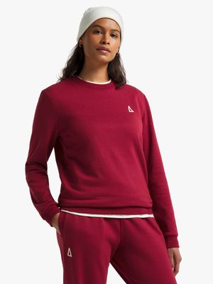 Women's Sneaker Factory Essential Burgundy Sweat