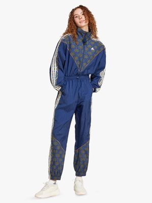 adidas Originals x Farm Women's Rio Premium Blue Jumpsuit