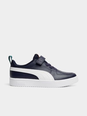 Kids Puma Rickie Navy/White Sneaker