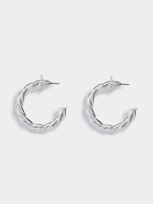 Classic Twisted Hoop Earrings