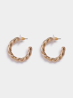 Classic Twisted Hoop Earrings