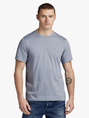 G-Star Men's Back Graphic Slim Grey T-Shirt