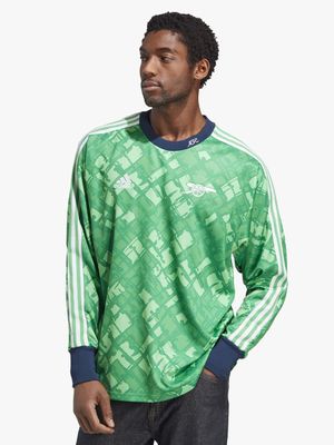 Men's adidas Arsenal Icon 23 Green Goalkeeper Jersey