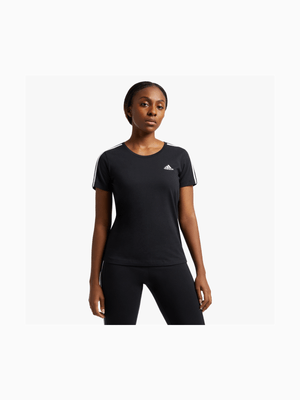 Women's adidas 3-Stripe Black/White Tee