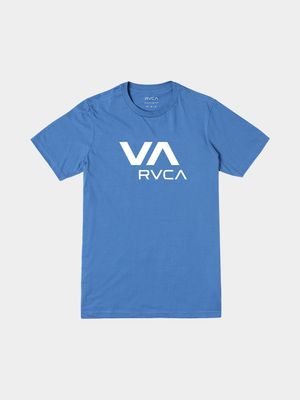 Boy's RVCA Blue Short Sleeve T-Shirt