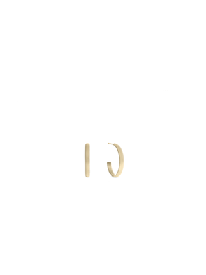 Yellow Gold Classic Hoop Earrings