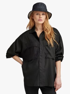 G-Star Women's Loose Pocket Black Shirt