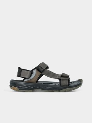 Mens Hi-Tec Ula Raft Brown/Black Sandals