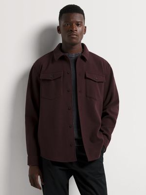 Men's Markham Melton Brown Overshirt