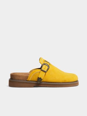 Men's Jonathan D Outlaw Mule Mustard  Sandal