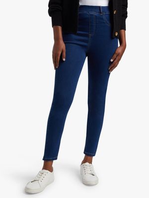 Women's Dark Blue Jeggings