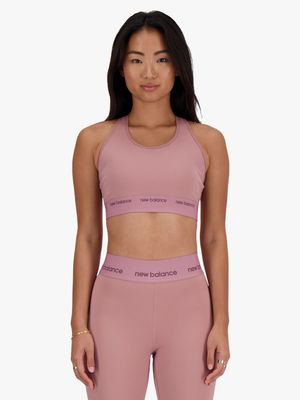 New Balance Women's Mauve Sports Bra